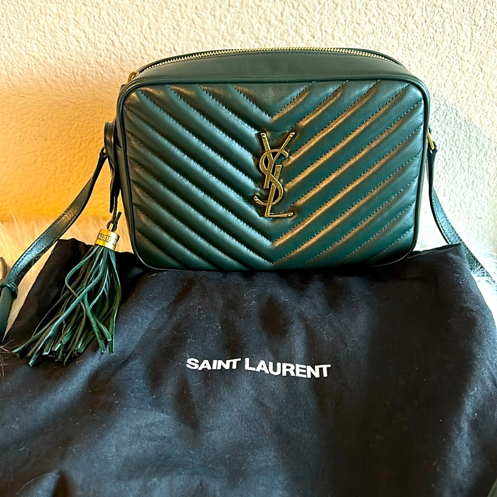 Ysl camera bag in Dark Green